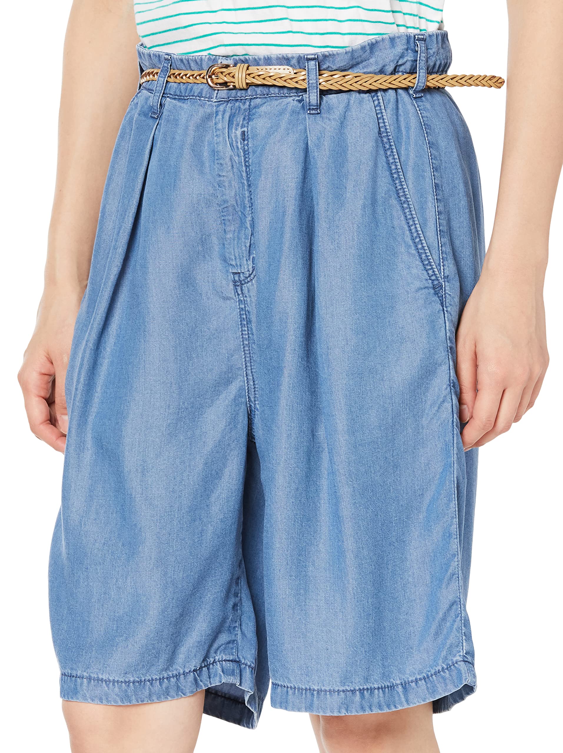 

Джинсовые шорты с заправленными шортами Сделано в Light XS [Что-то] ремень, [Круто] Япония, Женские, синий,