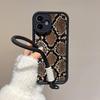 King Snake Patterned Printed Fashion Case + Black Lanyard Flexible Soft Silicone TPU Shell Full Back Cover for IPhone Samsung Xiaomi Redmi