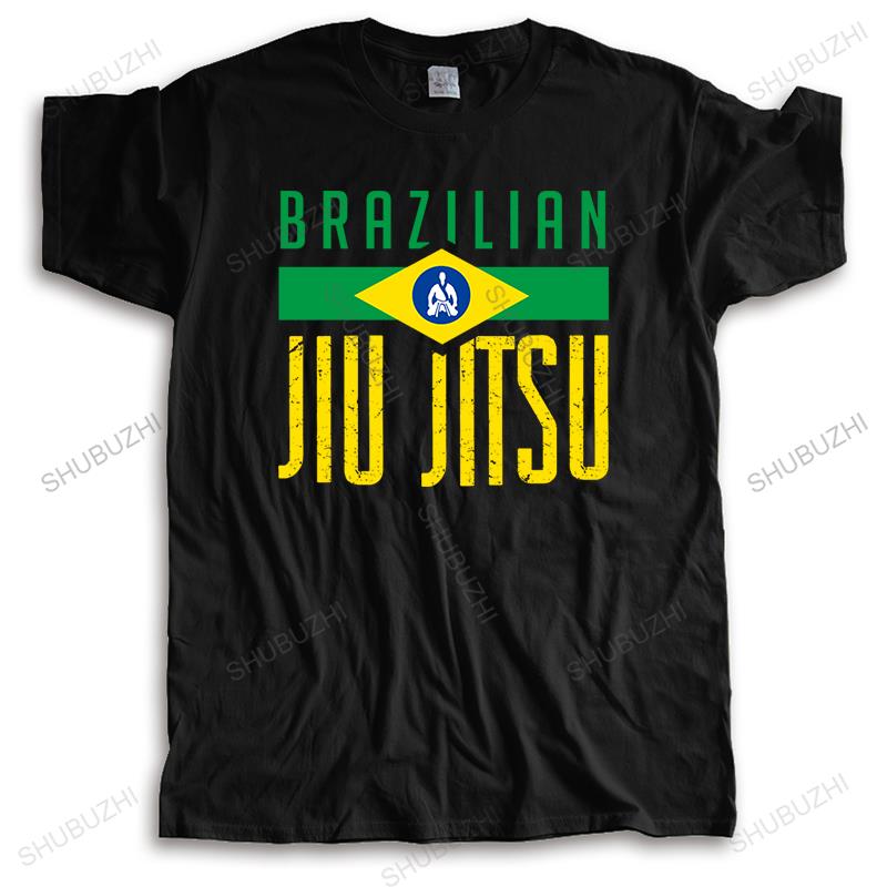 New cotton tees fashion t-shirt Men o-neck summer tshirt BRAZILIAN JIU JITSU unisex tee-shirt women loose cool top printing tees