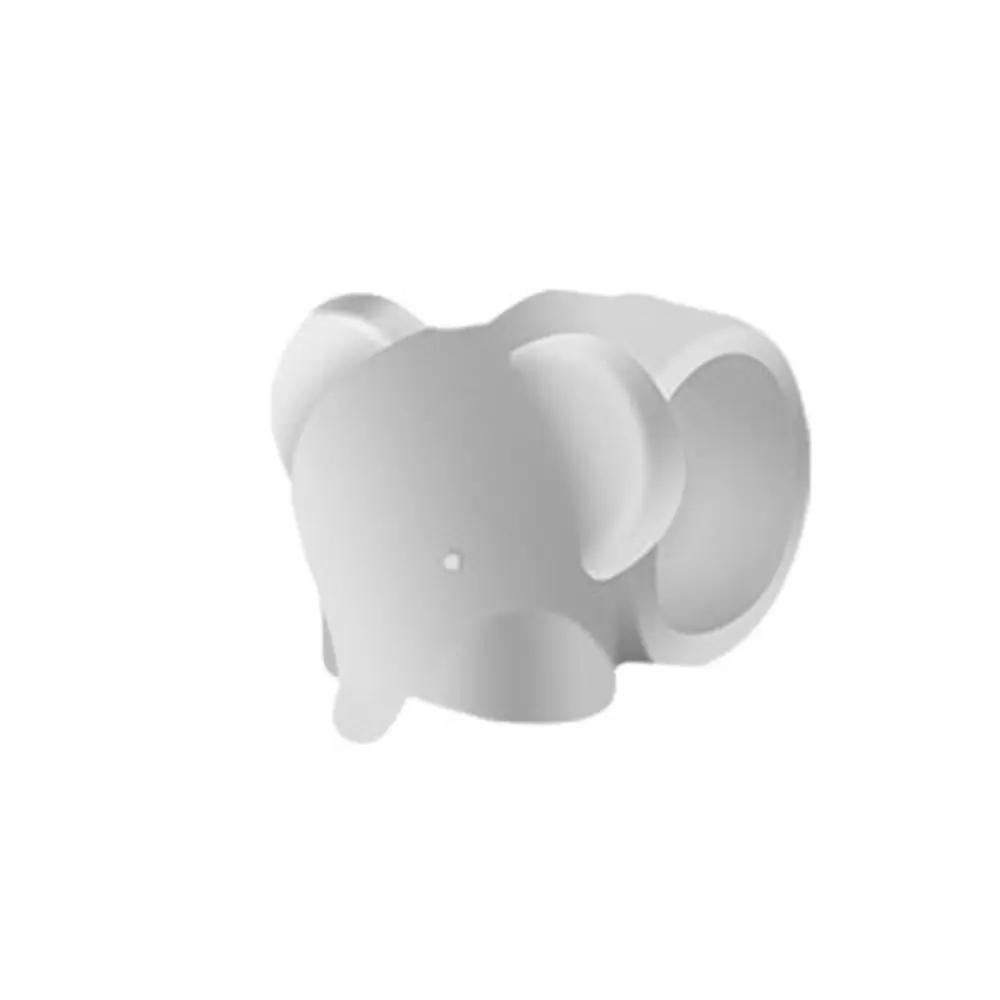 Elastic Silicone Door Stopper Cartoon Elephant Door Handle Bumper Anti Collision Doorstop Wall Protector Furniture Fittings