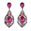 Smart Teardrop Shape Rhinestone Big Drop Dangle Earrings Gift