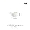 Rock Pattern Oval Dessert Bowl for High-End Molecular Cuisine