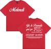 2025 Rapper Melendi Album Tour Graphic Tee Shirt Men's Women Fashion Harajuku Hip Hop T-shirt Cotton Casual Short Sleeve T Shirt