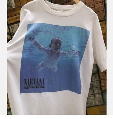 Tricou Grafic Vintage Nirvana Nevermind, Anii 90