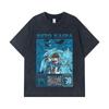 275 GSM Washed T-shirts 100% Cotton Yu-Gi-Oh V6 Seto Kaiba Print Unisex Heavy Cotton T Shirt