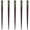 Happy Set of Made In PID5125 J-kitchens Chopsticks, 5, Material Wood, Chopsticks, Japan,