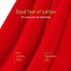 Men's Year of the Rat Red Mid-Waist Cotton Boxer Briefs with Antibacterial, Breathable Comfort and U-Shaped Pouch.