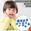 12Pcs 3D Cube Cuboid Solid Clear Blue Cylinder Geometric Cone Rectangular Triangular Hexagonal Prism Kids Teacher Science