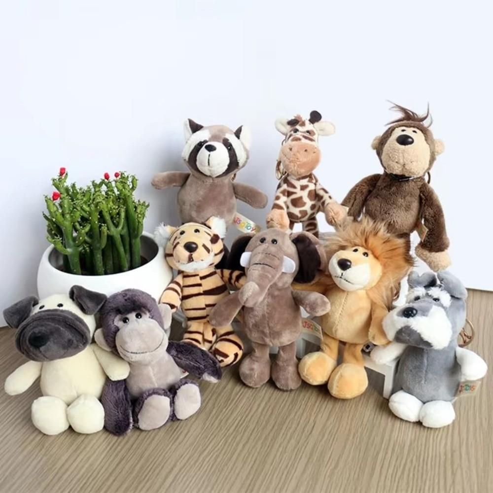 Soft Plush Stuffed Toy Pendant 15CM Soft Toy Keychain Adorable Animal Plush Doll for Kids Girls