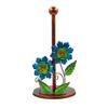 Kitchen Paper Towel Rack Vertical No-Drill Holder with Weighted Base Sunflower Design Dispenser for Kitchen Bathroom