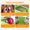 Easy Pour Opening Chopper Vegetable Slicer With Basket Vegetable Cutter  Food Grate