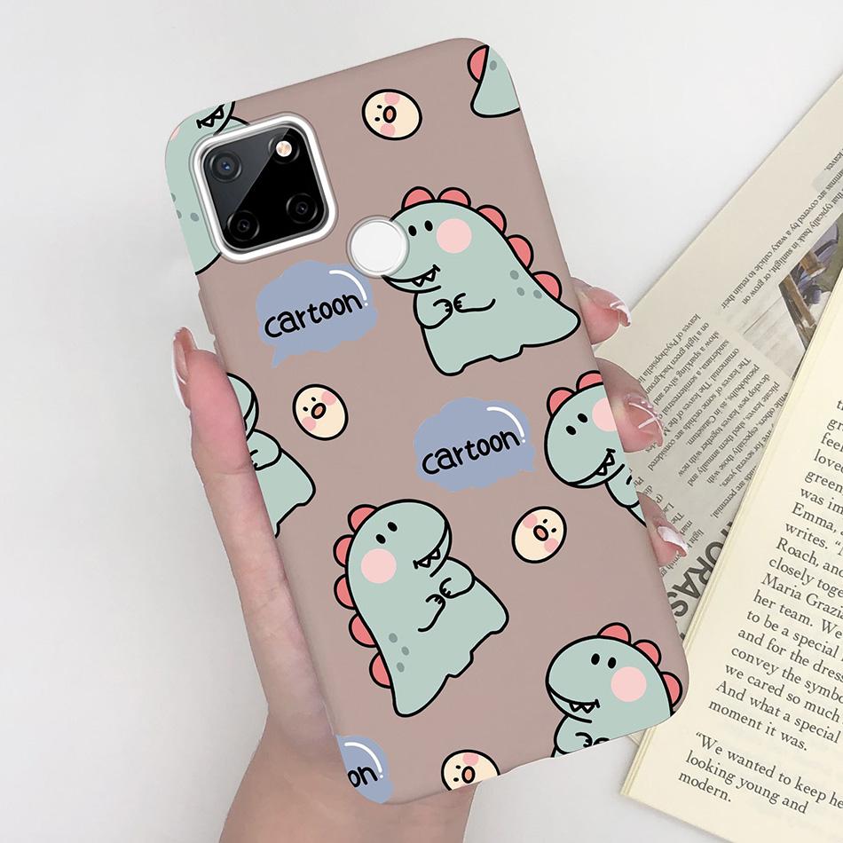 For OPPO Realme C25 C25S C25Y Case Cartoon Soft Silicone Matte Shockproof Phone Back Cover For Realme C 25 S Y Capa Funda Coque