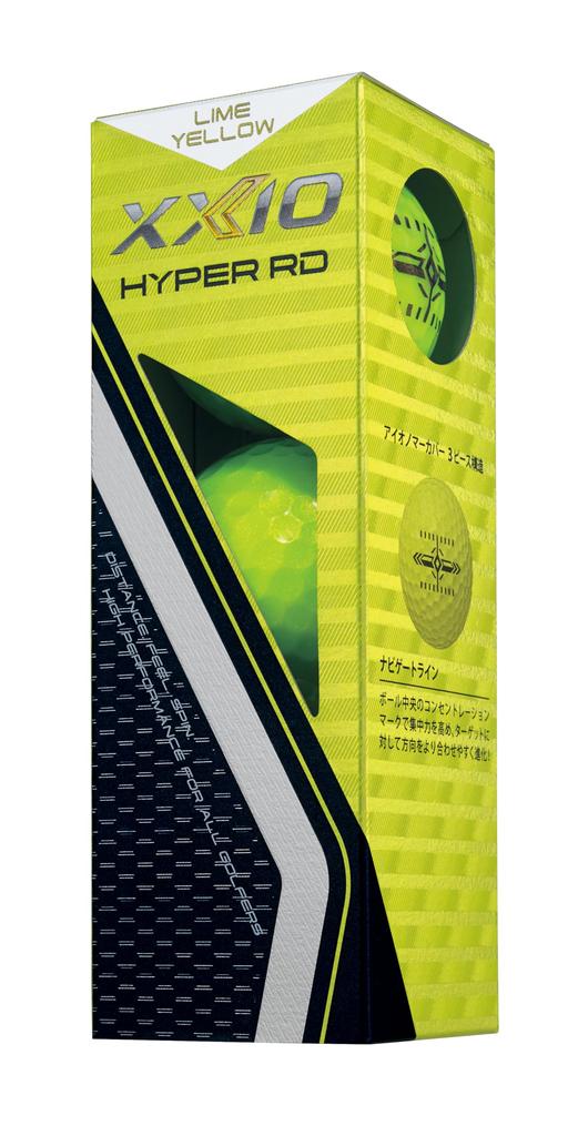 Dunlop XXIO HYPER RD Golf 2025 1 Dozen Lime Yellow Balls, Model, (12 Balls),