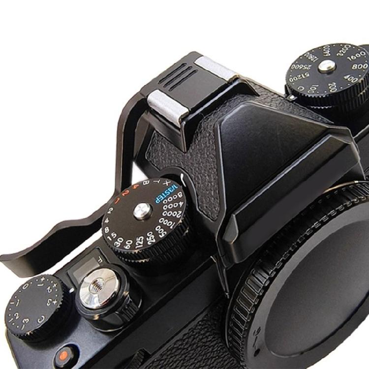 Professional Aluminum Thumb Grip For Camera Improved Control Cameras, Preserves Hot Shoe Cover