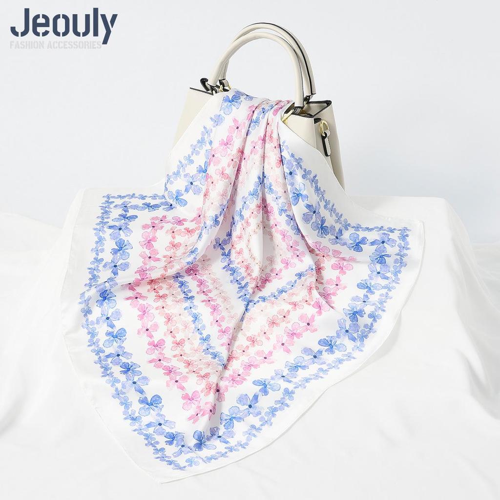 Cross-Border 70cm Silk Cashew Print Scarf - Autumn/Winter Women's Fashion Headscarf