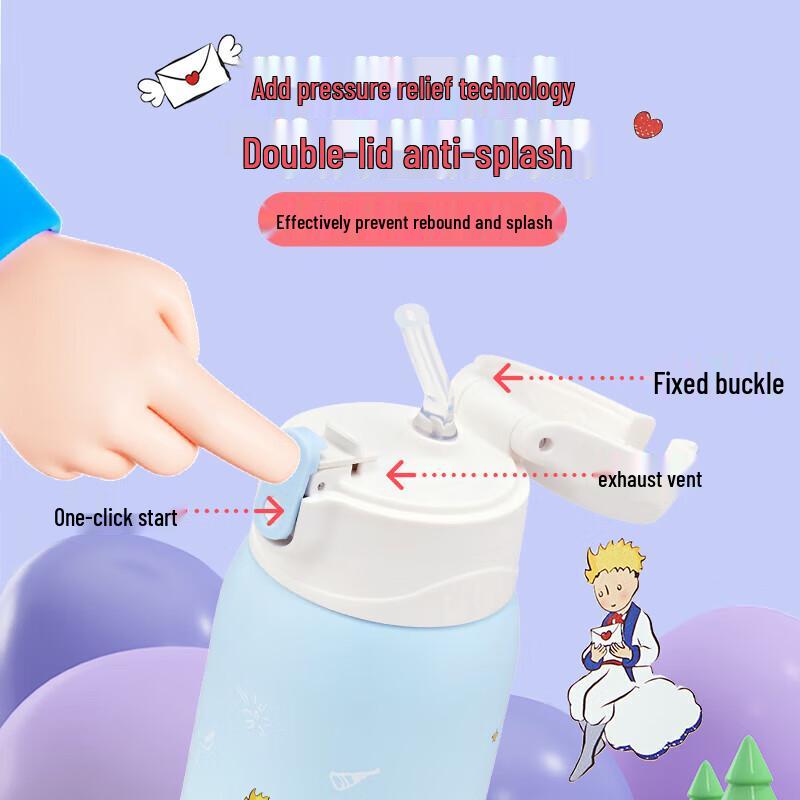 Thermos 3-in-1 Kids Insulated Stainless Steel Water Bottle