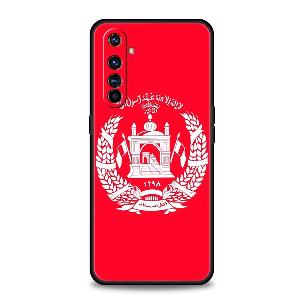Afghan Afghanistan Flag For Realme 11 10 9 8 5G 7 6 GT2 Pro Plus C21 C11 C25 C35 Soft Cover For Realme GT Neo 2 3 3T Phone Case