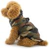 Weich gepolsterte Weste für Haustiere, Katzen und Hunde, Jacke mit Leinenschlaufe, Kleidung für kleine Hunde und Welpen, Camouflage-Hundeweste