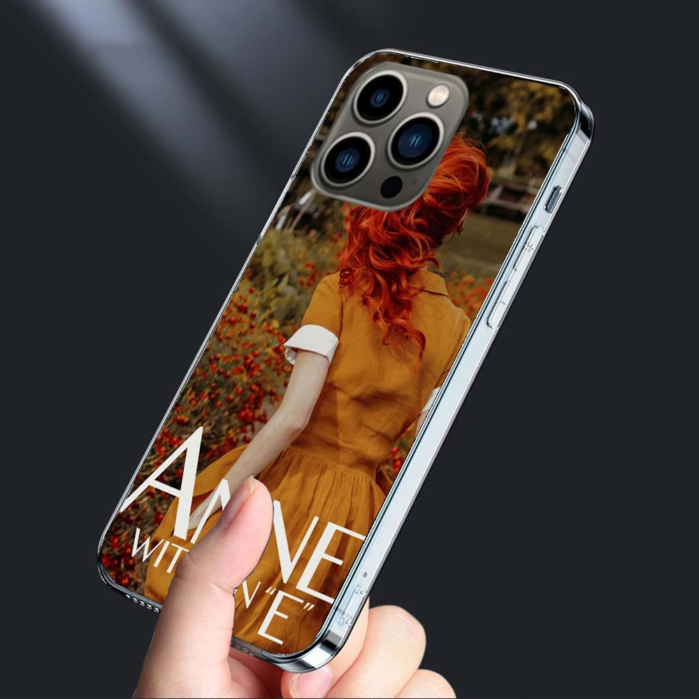 Anne With an E Phone Case For Iphone 16E 15 Pro 14 Plus 17E 16 17 Pro Max Air 11 12 13 Mini Shockproof Capa Cute Cover TPU Cl