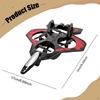 Radio Controlled Airplane Remote Control Model Jet RC Fighter with Colorful LED Lights Material