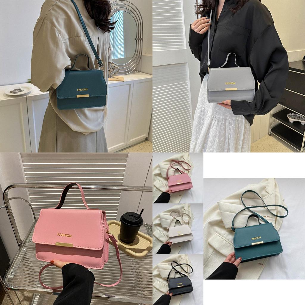 Chic Retro Womens Handbag Casual Shoulder Bag Fashionable Small Square Bag