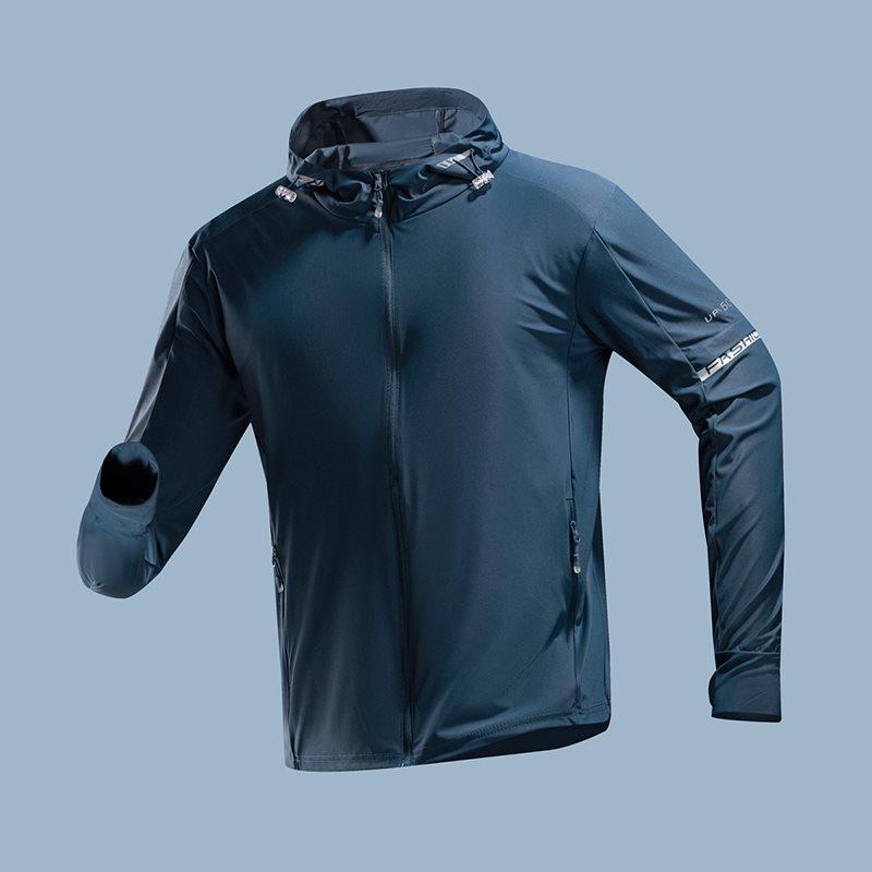 Unisex Anti-UV Thin Breathable Ice Silk Summer Jacket 5XL