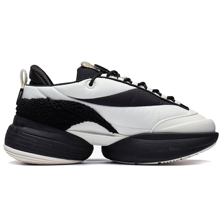 Li Ning CF Su Series Ultra Distance V2 Thick Sole Height Increasing Cushioning Versatile Bread Shoes Low Top Sports Casual Shoes AGLS241-4