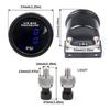 Dual Blue Display Car Air Suspension Gauge 220PSI,2-1/16" 52mm Air Pressure Gauge with 2PCS 1/8NPT Air Pressure Sensor and Bracket for Car & Truck