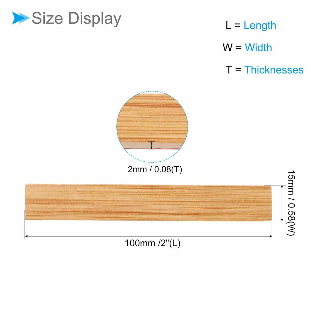 Drewniana podłoga CoCud do domku dla lalek, do miniaturowego wiadra i kija, opakowanie 10 sztuk podłóg, długość 3,94 cala, samoprzylepna, do domków dla lalek, (Biały) - (Posługiwać się