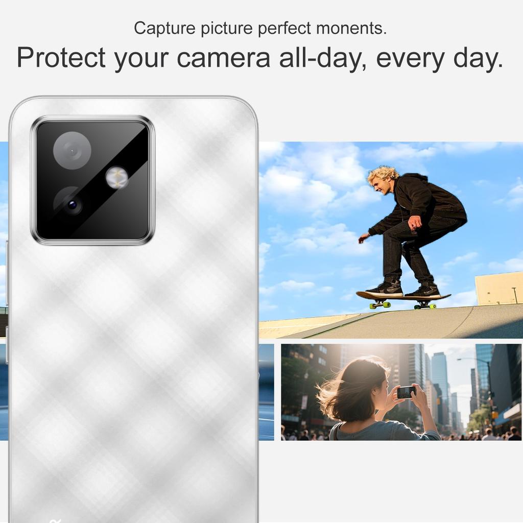 IMAK For Honor X60 GT 5G Tempered Glass Camera Lens Protector with Self Positioning Frame (Black Version)