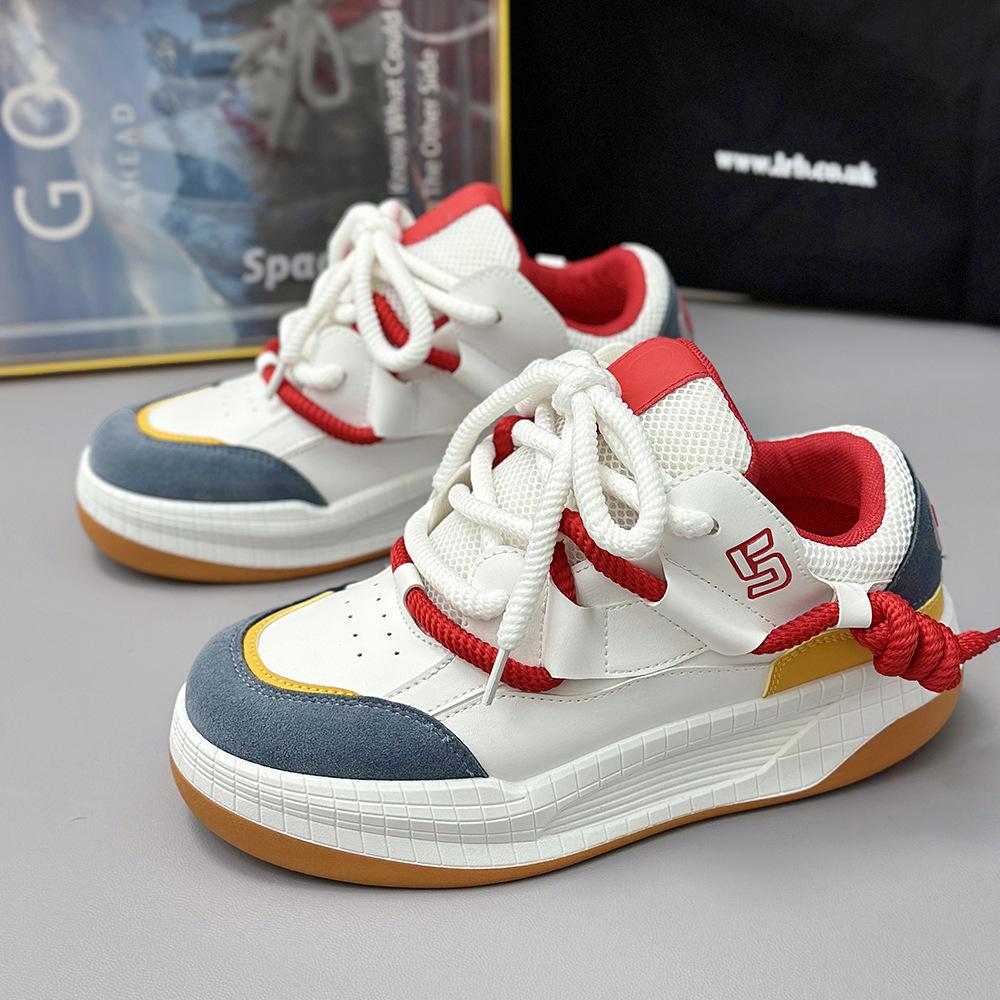 

Fashion New High Quality Men s Sneakers Fashion Versatile Casual Board Shoes Thick soled Height Increasing Youth Sports Running Shoes 44