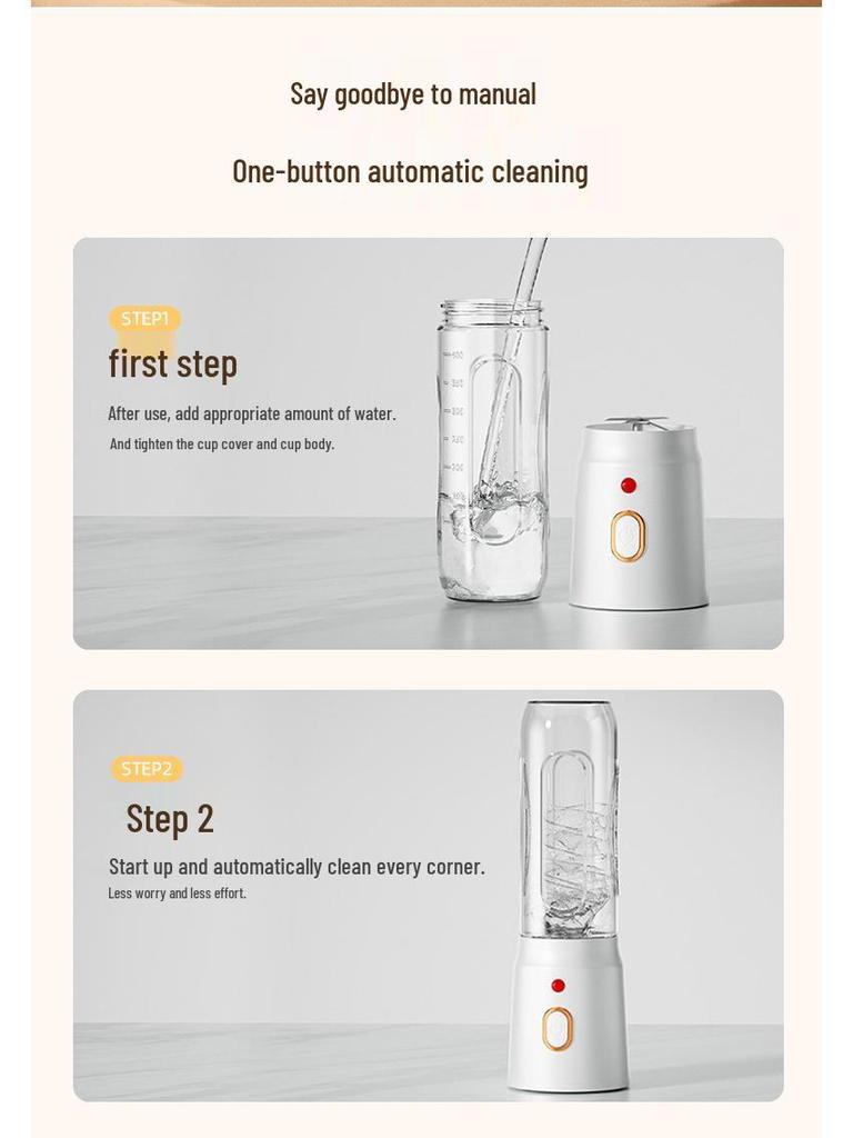 Portable Rechargeable Multi-Functional Baby Food and Ice Crusher Juicer