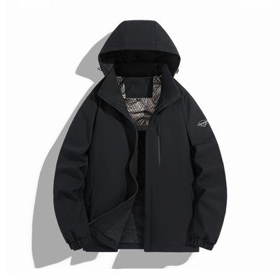 New Graphene Cotton-padded Clothes Men's Autumn and Winter New Windproof Waterproof Warm Jacket Couple Quality Coat