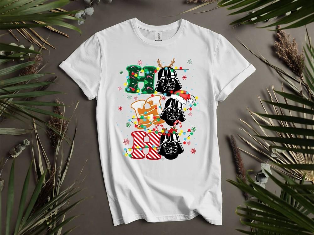 

Santa Darth Vader Ho Ho Christmas T-shirt T shirt Men Women Unisex Tshirt K725 3XL