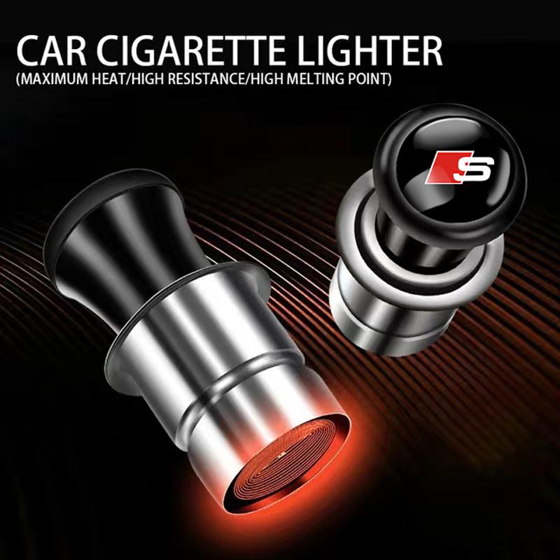 1Pcs Car Cigarette Lighter Plug Adapter Portable Power Outlet for Audi C5 C6 C7 A4 B6 B8 B7 A6 A3 A5 Q3 Q5 Q7 8P  S3 S5 S1 S4 S2 RS3 RS4 RS5 RS6 RS8