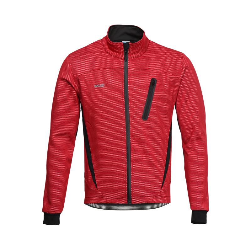 Windproof Warm Fleece Cycling Jersey - Autumn/Winter Outdoor Sports Top
