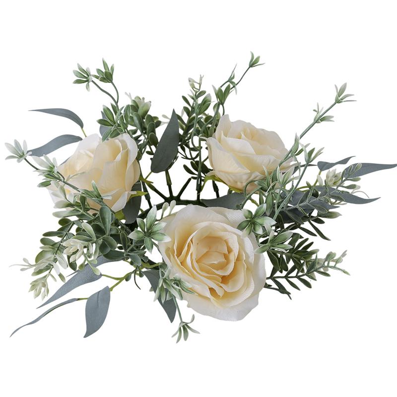 25cm Scene Setting Party Candle Decoration Table Decorations Home Decor Elegant Mini Wreath Noble Multi-Color