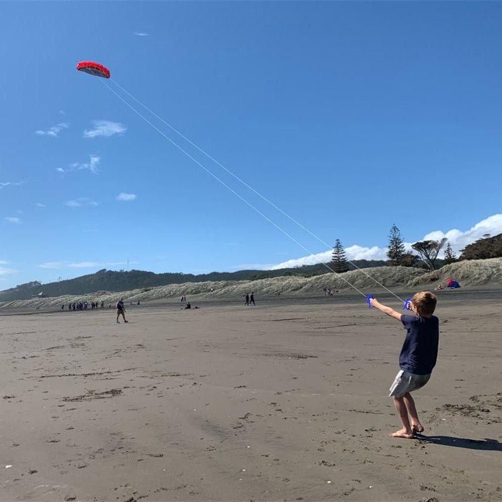 Travel 2.5m Dual Line Parafoil Sailing Outdoor Beach Kite Flying Toys Kite Surfing Stunt Kite