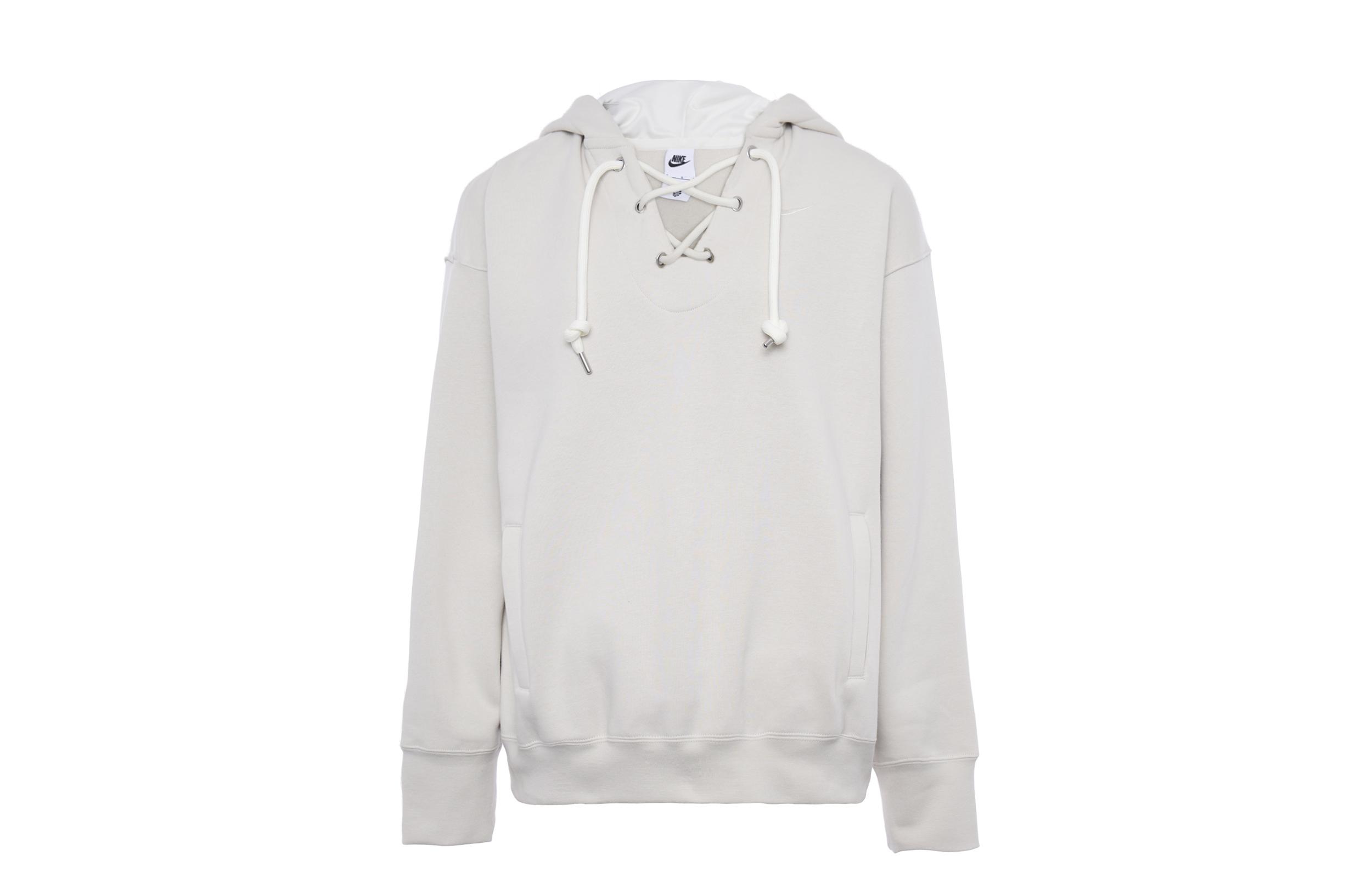 Nike Sweatshirts Women s Gray Hooded Moderate Regular FN1917-072 M