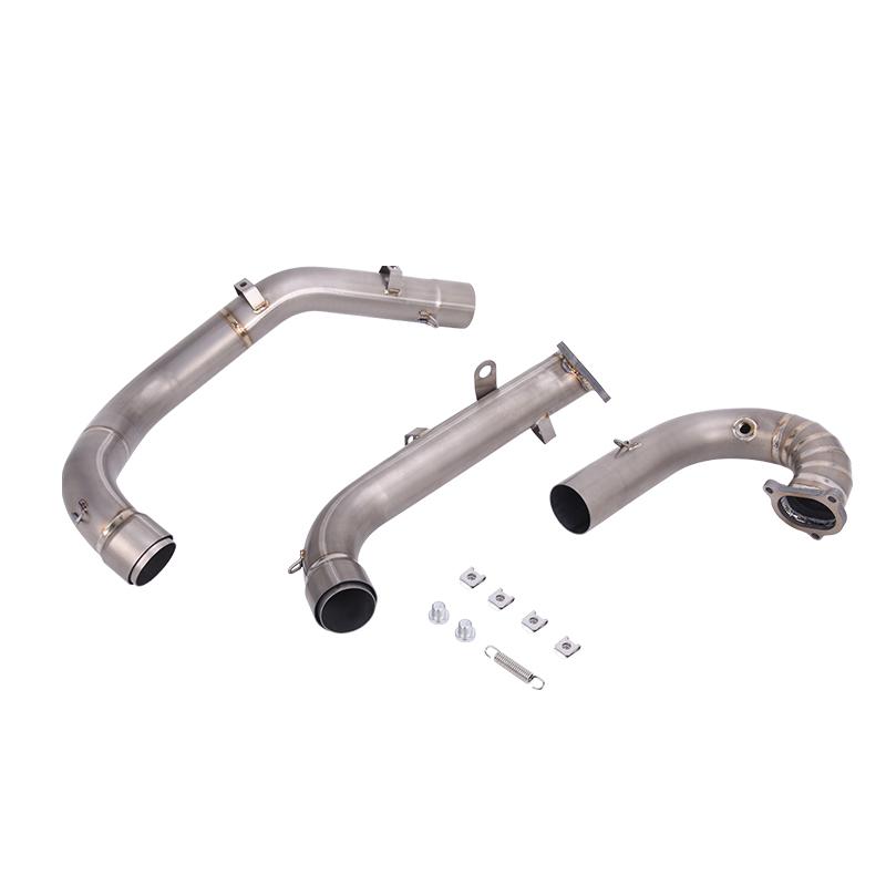 Slip On For DUCATI HYPERMOTARD 950 / 950 SP 2019 - 2025 2026 Motorcycle Exhaust Muffler Modified Titanium Alloy Front Link Pipe Header