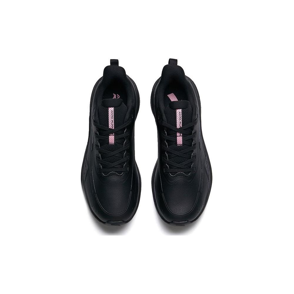 Anta Yuntu Shock Absorption Non-Slip Wear-Resistant Low-Top Running Shoes Women sneaker Black 122245571-9