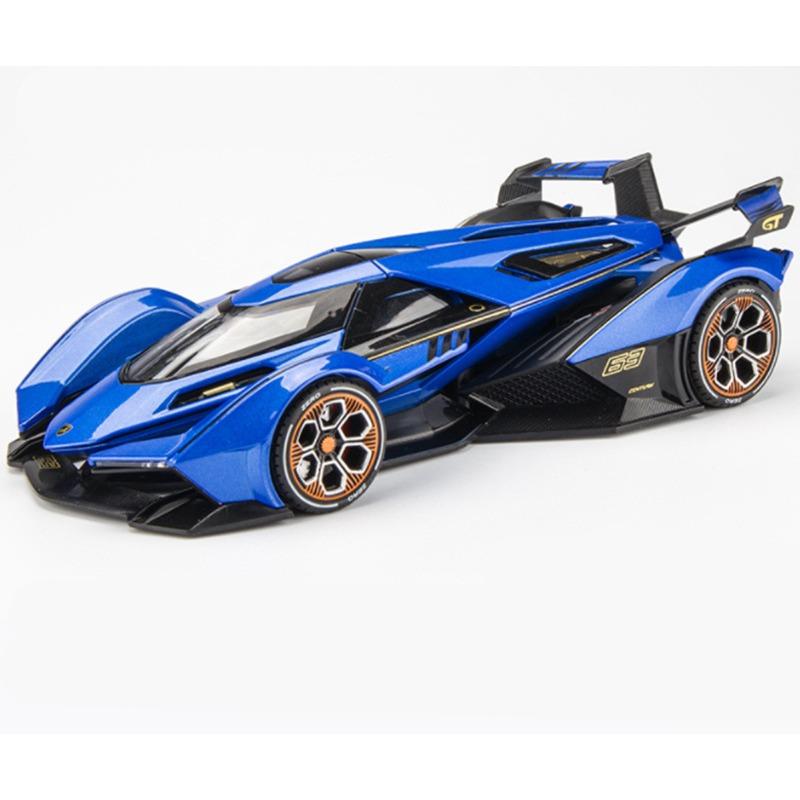 1/22 Lamborghini V12 Vision GT Gran Turismo Alloy Concept Model sportovního auta tlakově lité kovové simulace modelu autíčka Zvuk a světlo Dětský dárek
