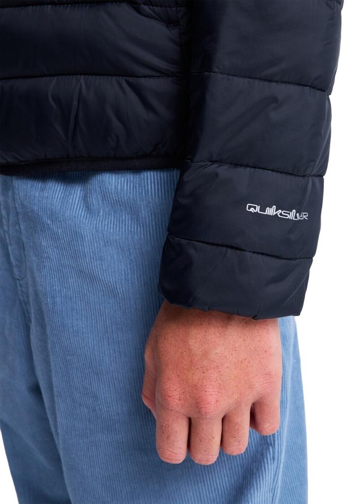 Winter Jacket Quiksilver Scaly Youth Jacket Made of Synthetic Fiber Black