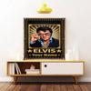 Elvis Presley Customize Your Name Diamond Painting Round Diamond Rhinestones Mosaic Diamond Embroidery Wall Paintings Rhinestones Gift Frameless