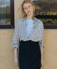 ANDNEEDS Boho Check Shirt (Beige)