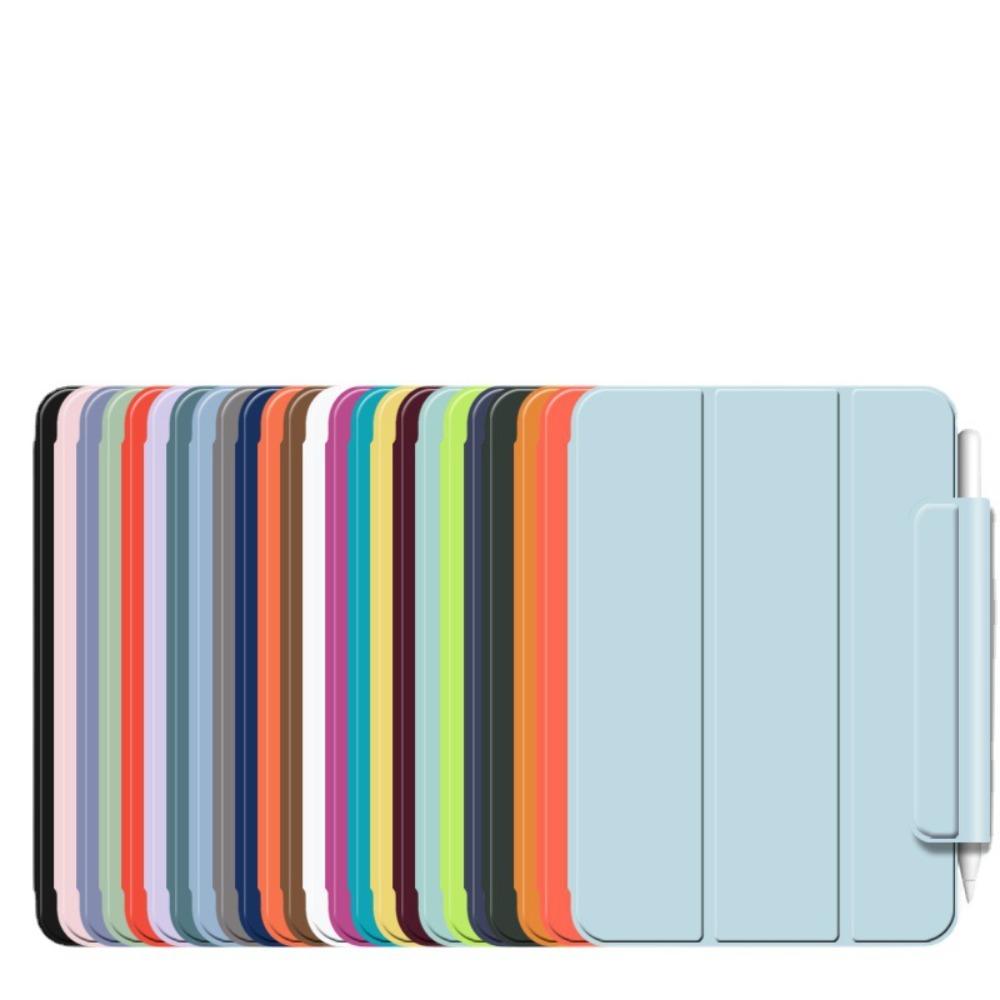 Magnetic Leather Case for 2025 iPad Air M3 with Dual Side Cover and Buckle for Air 456 12.9 Inch Mini 67