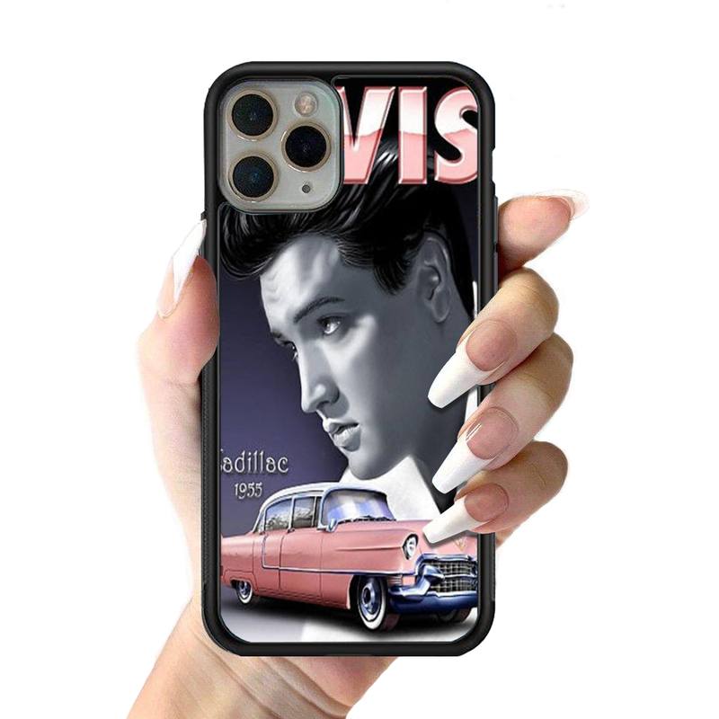 

Чехол для телефона с певицей Элвиса Пресли, силиконовый чехол из ПК + ТПУ для iPhone 11 12 13 Pro Max 8 7 6 Plus X SE XR Hard Fundas iphone 14