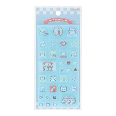 Adesivos de Azulejo Sanrio HANAMARU OBAKE ( Doces Pastel Pop Azul ) Japão NOVO