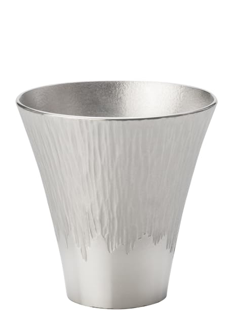 Osaka Tinware Tumbler Made of Pure Tin Keeps drinks cold for longer Perfect for and shochu A sophisticated drinking vessel Ideal as a gift Mount Fuji белый