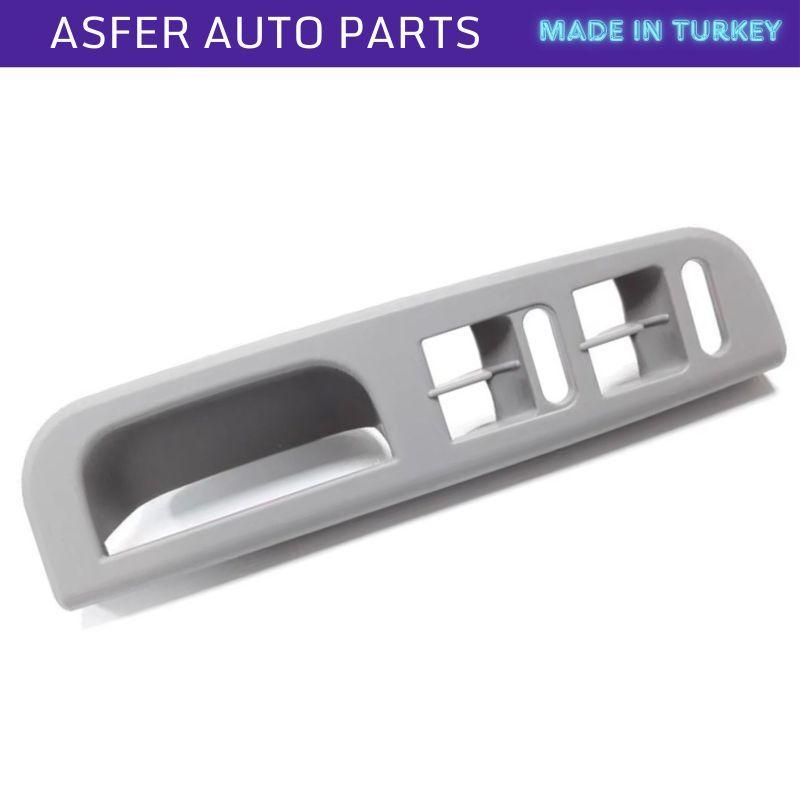 Rámeček tlačítka otevírání okna šedý strana řidiče (Levá strana) Pro VW Passat B5 Bora Jetta Golf MK4 Oem 3B1867171E